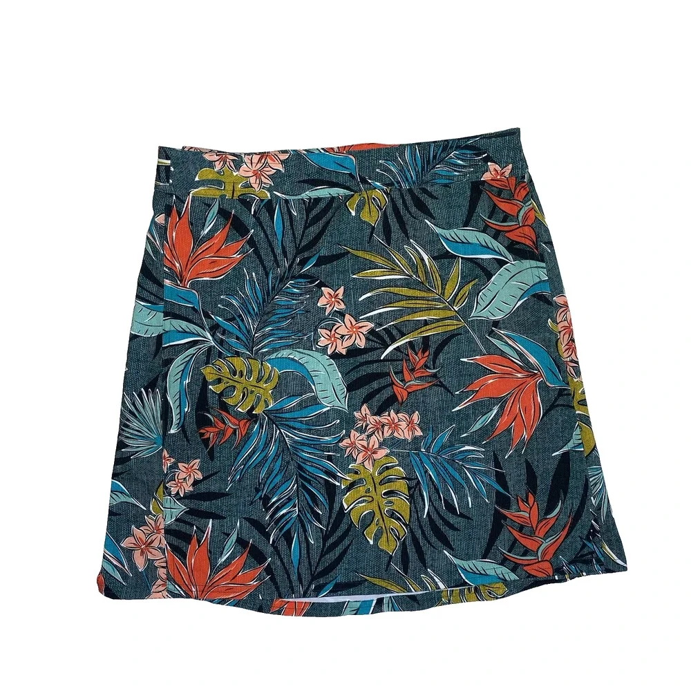 RipSkirt Womens Small Wrap Skirt Vintage Bali Jungle Tropical Beach Vacation
